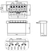 Wilkinson WVP6 SB Nickel Vintage-Style Tremolo Bridge & Accessories for Stratocaster, STEEL BLOCK, WVP6NI SB