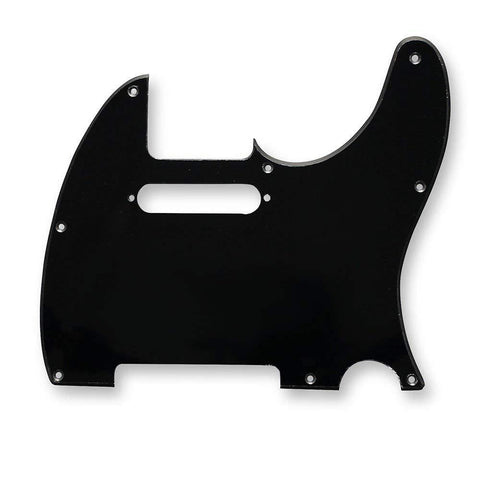 VANSON 1-Ply Black Gloss Premium Quality TC3 Scratchplate Pickguard DIRECT FIT for Fender USA MEX Telecaster