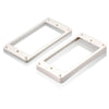 VANSON Curved Base White Mounting Ring Set for Epiphone Les Paul, ES Humbucker Surround