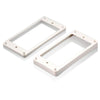 VANSON Set of Curved Base Mounting Rings & Screws for Epiphone Les Paul, ES Humbucker Surround