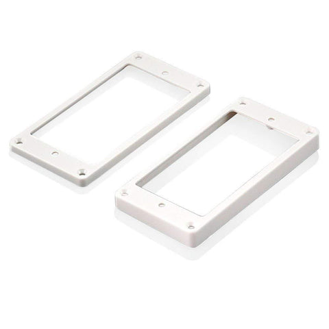 VANSON Flat Base White Mounting Ring Set for Epiphone Flat Top SG etc. Humbucker Surround