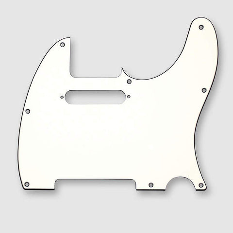 VANSON 3-Ply White Premium Quality TC3 Scratchplate Pickguard DIRECT FIT for Fender USA MEX Telecaster