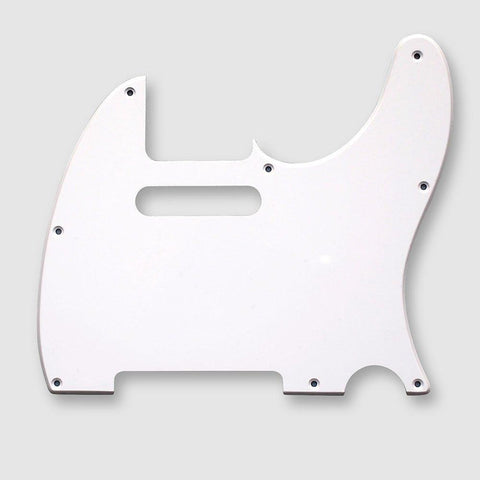 VANSON 1-Ply White Premium Quality TC4 Scratchplate Pickguard DIRECT FIT for Fender USA MEX Telecaster
