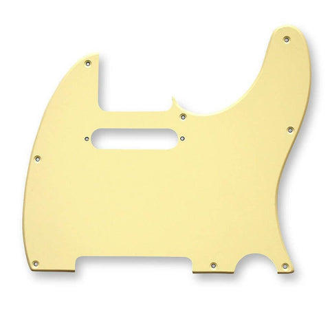 VANSON 1-Ply Ivory Premium Quality TC3 Scratchplate Pickguard DIRECT FIT for Fender USA MEX Telecaster