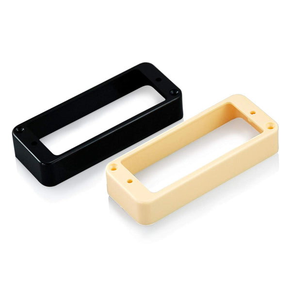 P90 sized Mini Humbucker Mounting Ring in Black or Cream / Ivory