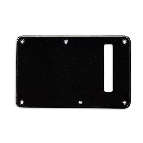 VANSON 1-Ply Gloss Black Premium Quality Tremolo Cover Backplate to fit Fender USA, MEX Stratocaster Strat