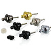 VANSON Set of Black Chrome Strap Locks for Electric Guitar, Bass, or Acoustic