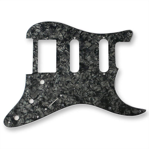VANSON 3-Ply Black Pearl Premium Quality HSS Scratchplate Pickguard DIRECT FIT for USA, MEX Fender Stratocaster