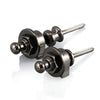 VANSON Set of Black Chrome Strap Locks for Electric Guitar, Bass, or Acoustic