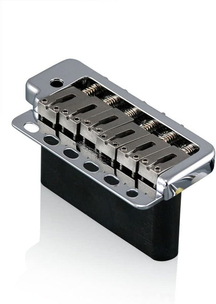 Wilkinson WVP6 SB Chrome Vintage-Style Tremolo Bridge & Accessories for Stratocaster, STEEL BLOCK, WVP6CR SB