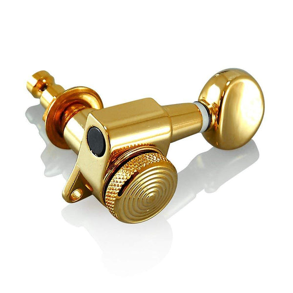 VANSON V05SP LOCKING Gold Right Handed Tuners / Machine Heads for Stratocaster, Telecaster, Jackson, Ibanez, BC Rich, Schecter