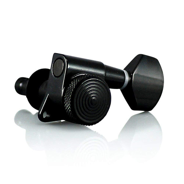 VANSON V07SP LOCKING Black (3 a-side) Tuners / Machine Heads for SG, ES, PRS, Schecter, Ibanez Guitars