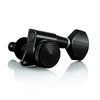 VANSON V07SP LOCKING Black (3 a-side) Tuners / Machine Heads for SG, ES, PRS, Schecter, Ibanez Guitars