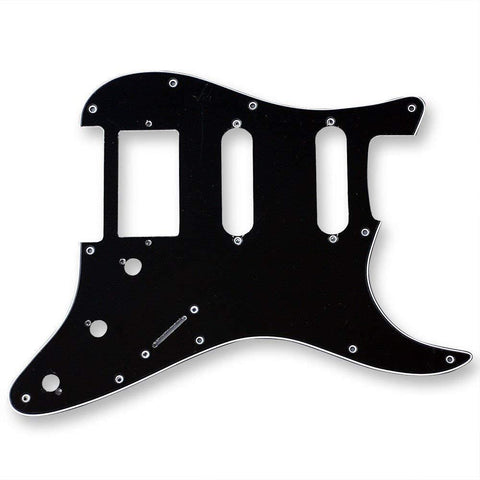 VANSON 3-Ply Black Premium Quality HSS Scratchplate Pickguard DIRECT FIT for USA, MEX Fender Stratocaster