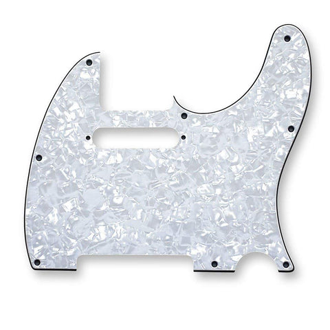 VANSON 3-Ply White Pearl Premium Quality TC3 Scratchplate Pickguard DIRECT FIT for Fender USA MEX Telecaster