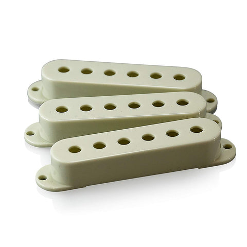 VANSON Set of 3 Single Coil Pickup Covers (Mint Green) for Vintage Strats, 50mm or 52mm Pole Spacing