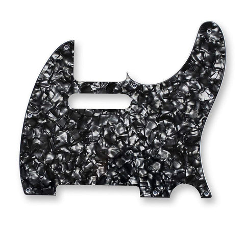 VANSON 3-Ply Black Pearl Premium Quality TC3 Scratchplate Pickguard DIRECT FIT for Fender USA MEX Telecaster