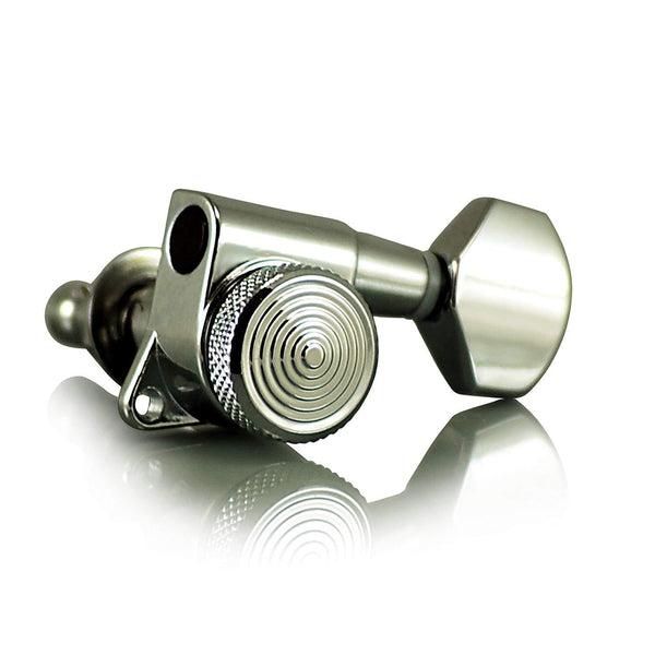 VANSON V07SP LOCKING Nickel Right Handed Tuners / Machine Heads for  Stratocaster, Telecaster, Jackson, Ibanez, BC Rich, Schecter