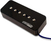 Wilkinson M-Series WO90 P90 Soapbar Black Neck & Bridge Pickup Set for Les Paul, SG, ES type Guitars, (SET, Black)