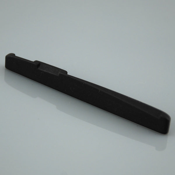 VANSON 72mm Compensated & Intonated Ebony Saddle for Acoustic Guitar ES2