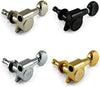 Wilkinson WJN05 EZ-LOK Chrome Right Handed Tuners / Machine Heads for Stratocaster, Telecaster, Jackson, Ibanez, BC Rich, Schecter, Electric Guitar (Right Handed, Chrome)