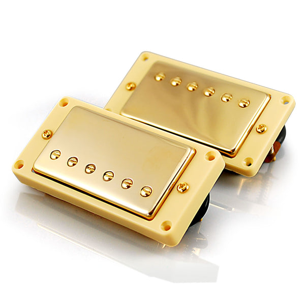 VANSON 'HOT' Gold Humbucker Pickup Set for Gibson, Epiphone Les Paul, etc