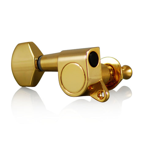 VANSON VN-07 Gold Left Handed Tuners / Machine Heads for Stratocaster, Telecaster, Jackson, Ibanez, BC Rich, Schecter