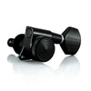 VANSON V07SP LOCKING Black 5L + 2R Tuners / Machine Heads for 7 String Electric Guitars