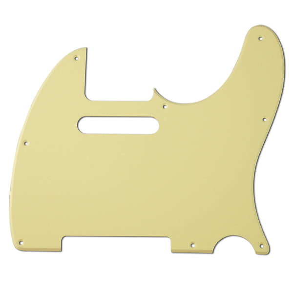 VANSON 1-Ply Ivory Premium Quality TC1 Scratchplate Pickguard for Squier Telecaster® Type Guitar Projects