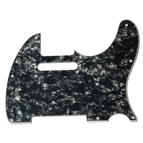 VANSON 3-Ply Black Pearl Premium Quality TC2 Scratchplate Pickguard for Squier Telecaster® Type Guitar Projects