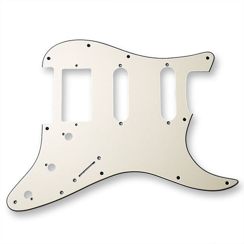 VANSON 3-Ply Vintage White Premium Quality HSS Scratchplate Pickguard DIRECT FIT for USA, MEX Fender Stratocaster