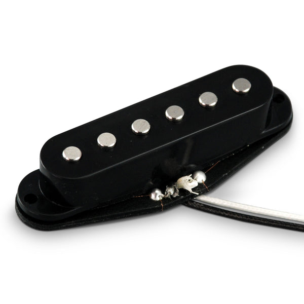 VANSON 'Classic Pro' Alnico V Black Single Coil Neck Pickup for Stratocaster Guitars