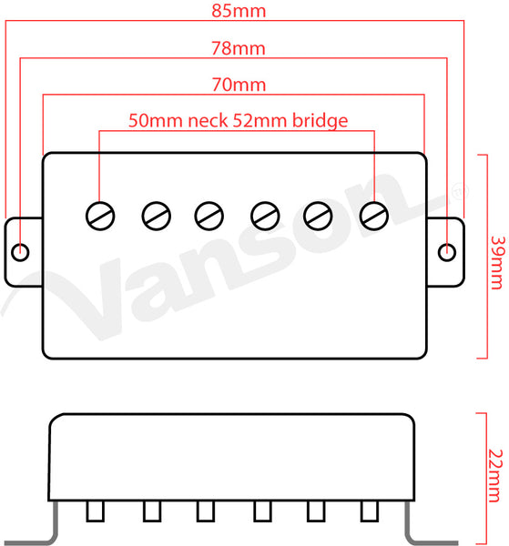 Fishman CHB-NG1 Fluence Classic Humbucker Pickup| Dijkman Muziek Fishman CHB-NG1 Fluence Classic Humbucker Pickup| Dijkman Muziek