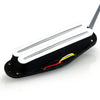 VANSON White / Chrome Hot Rail Humbucker, Single Coil Size Pickup for Stratocaster Guitars