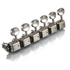 Wilkinson Deluxe WJ55 Nickel Left Handed (Split Post) Vintage 'Kluson Style' Tuners / Machine Heads  for Fender Stratocaster, Telecaster etc. (Left Handed, Nickel)